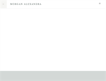 Tablet Screenshot of morganalexandra.com